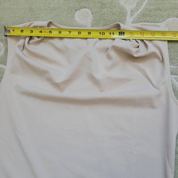 Ann Taylor Cowl Neck Ruched Short Sleeve Top - Picture 10 of 13